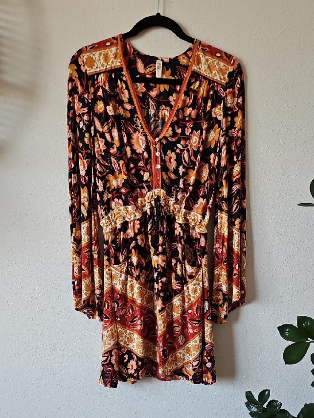 Spell Longsleeve Mini Dress